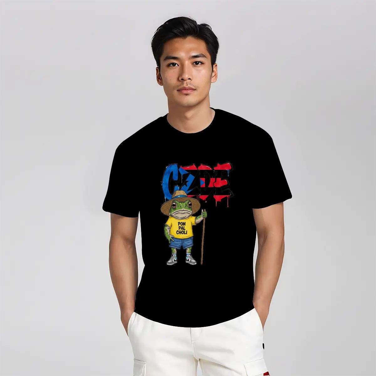 CZDE Coquí Puerto Rico Graphic T-Shirt — Fun Island Vibes