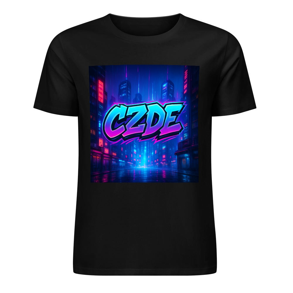 Neon Street Energy Tee – CZDE Style for Nights That Light You Up