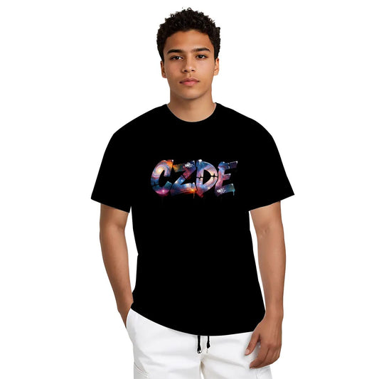 CZDE Galaxy Graffiti Unisex T-Shirt