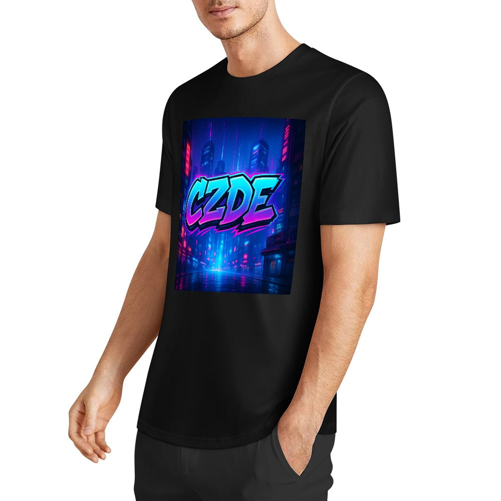 Neon Street Energy Tee – CZDE Style for Nights That Light You Up