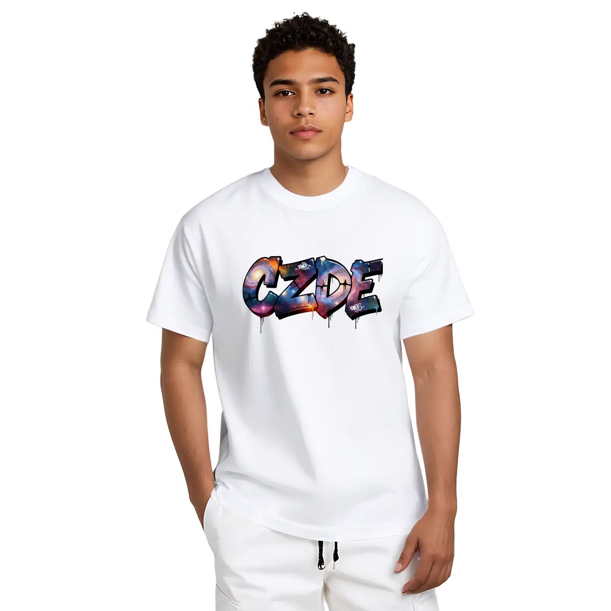 CZDE Galaxy Graffiti Unisex T-Shirt