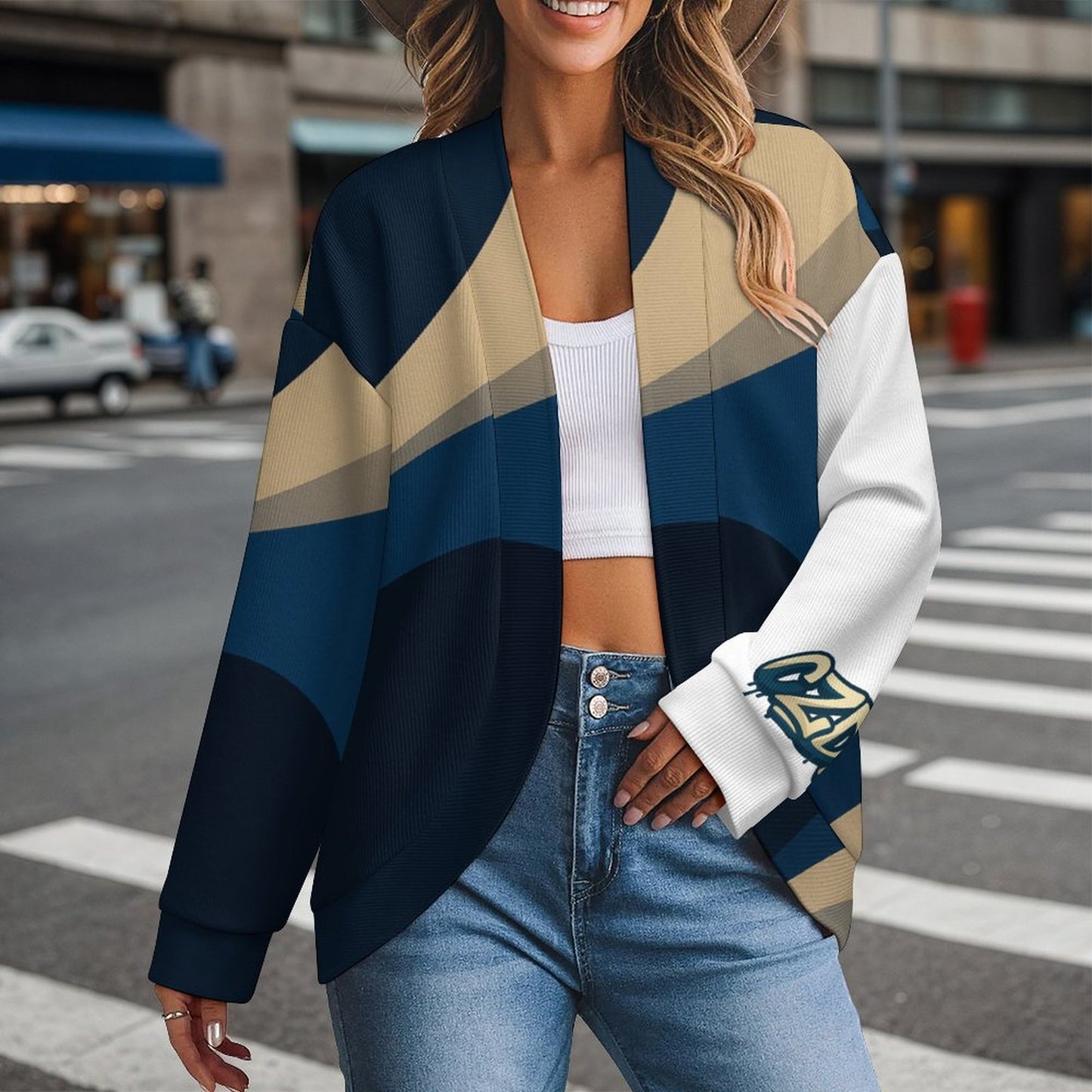 CZDE Women’s Casual Open Front Cardigan – Streetwear Style