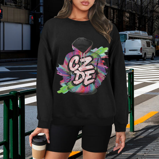 CZDE Streetwear Sweatshirt – Bold Graffiti Hoodie Design