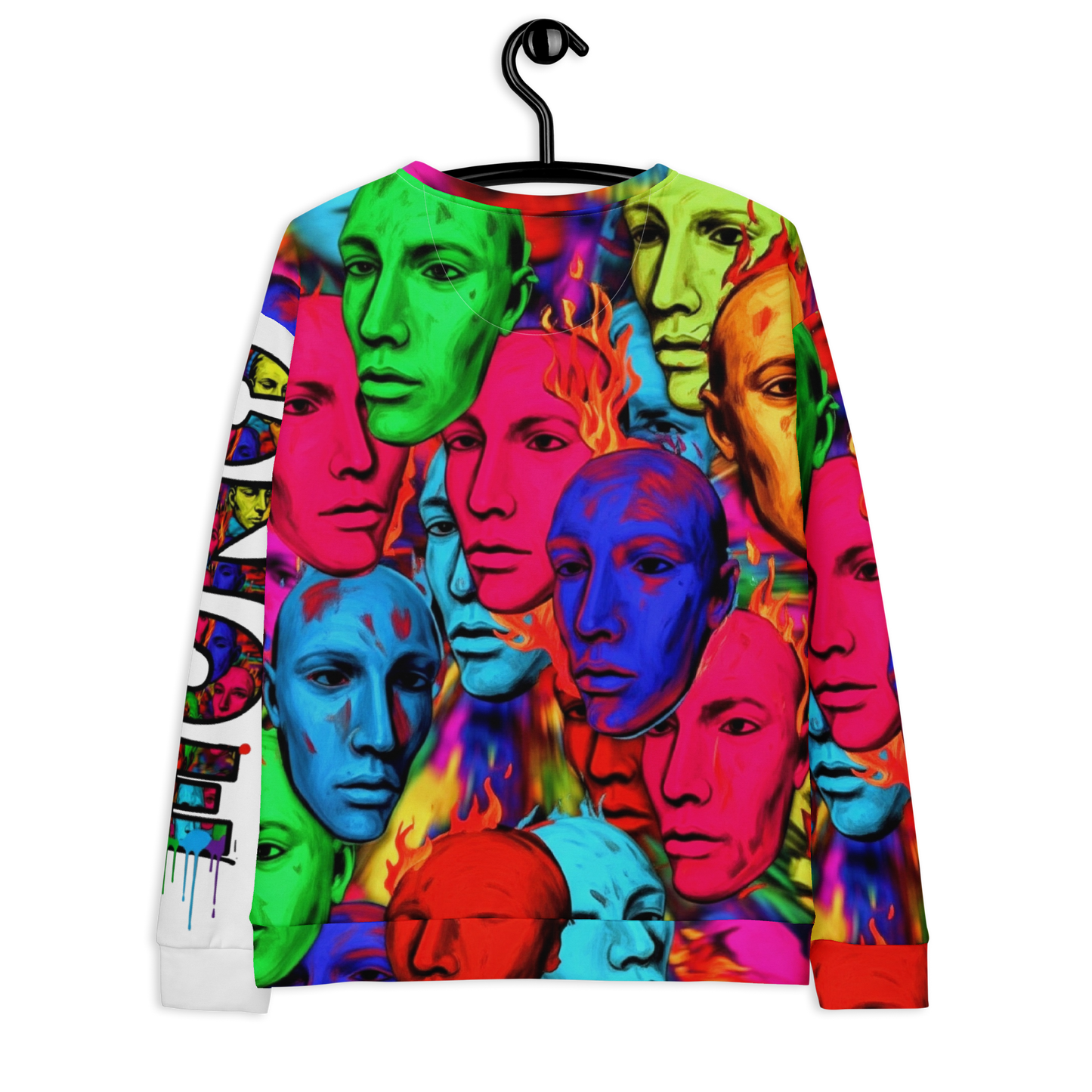 Bold Graffiti Faces CZDE Sweatshirt