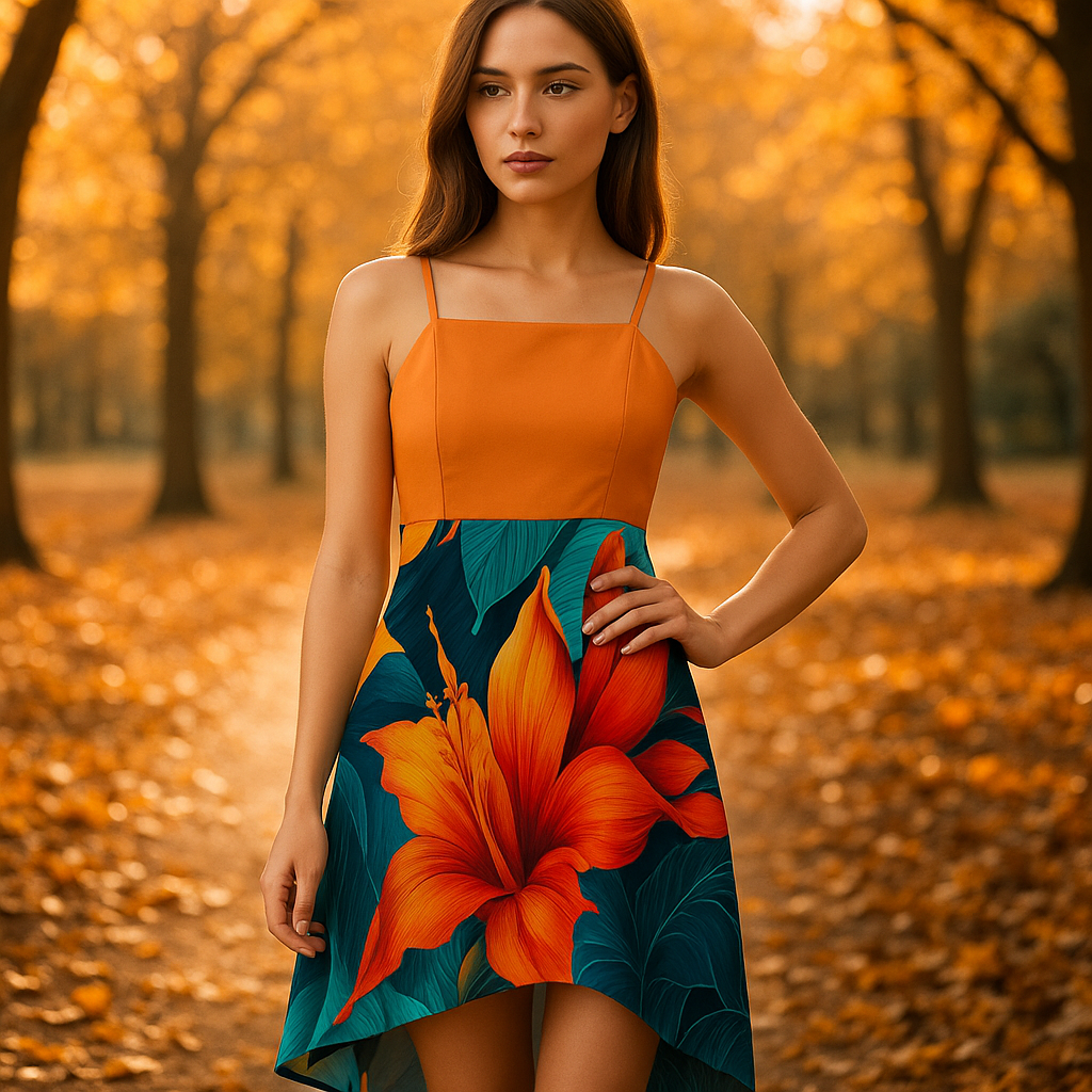 Autumn Tropical Dress