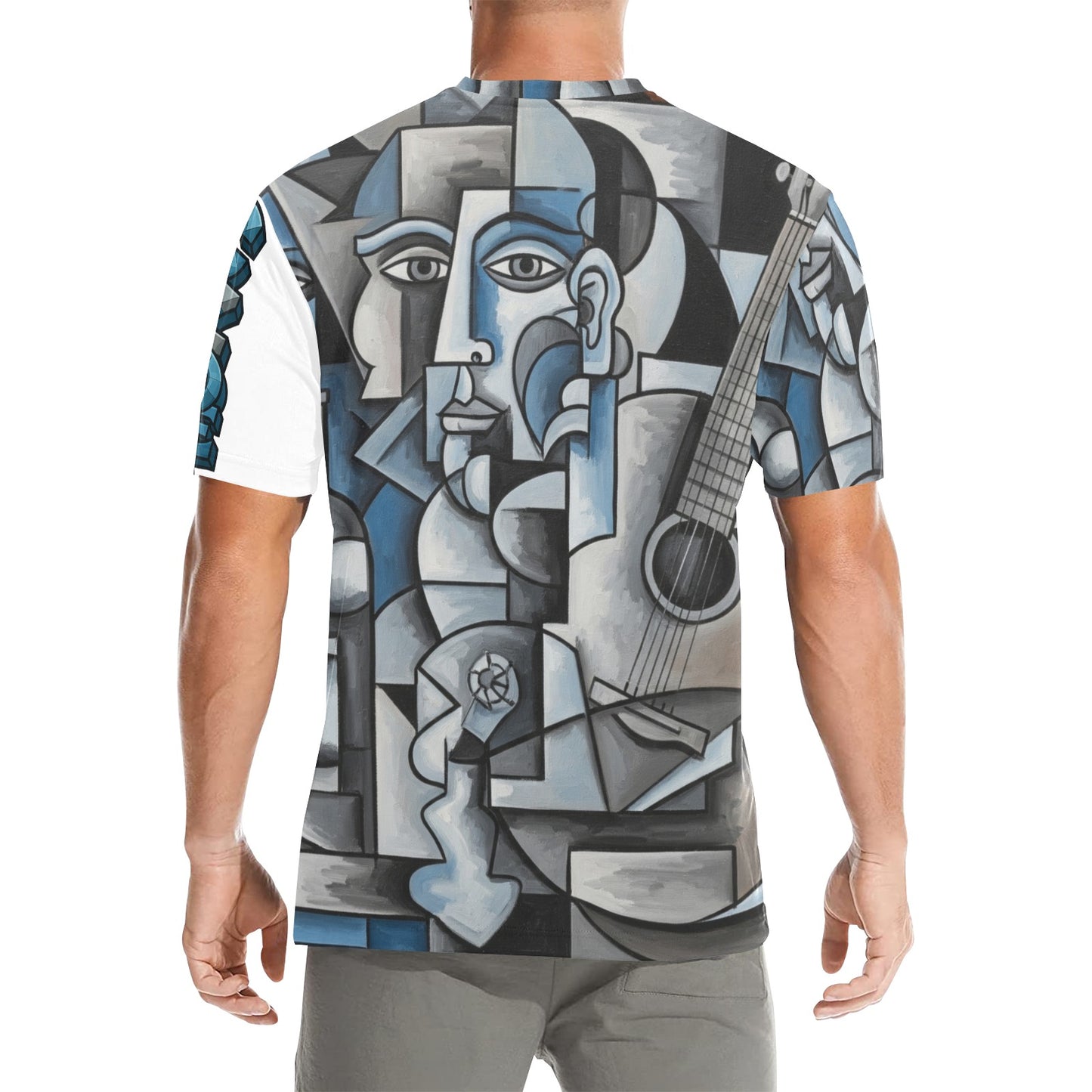 CZDE Abstract Cubism T-Shirt – Unique Artistic Streetwear