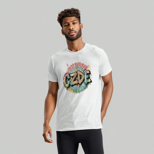 CZDE Tie-Dye Graffiti Tee – Unisex Street Style