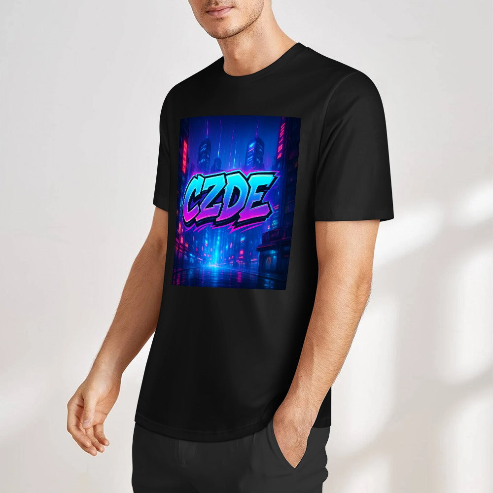 Neon Street Energy Tee – CZDE Style for Nights That Light You Up