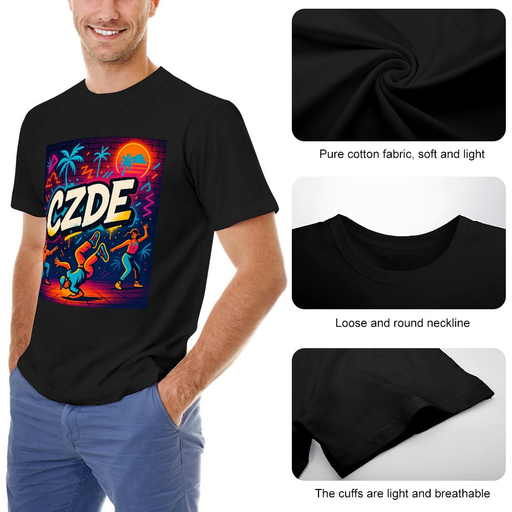 CZDE Breakdance Graphic Tee – Retro Street Style to Move Loud & Live Free