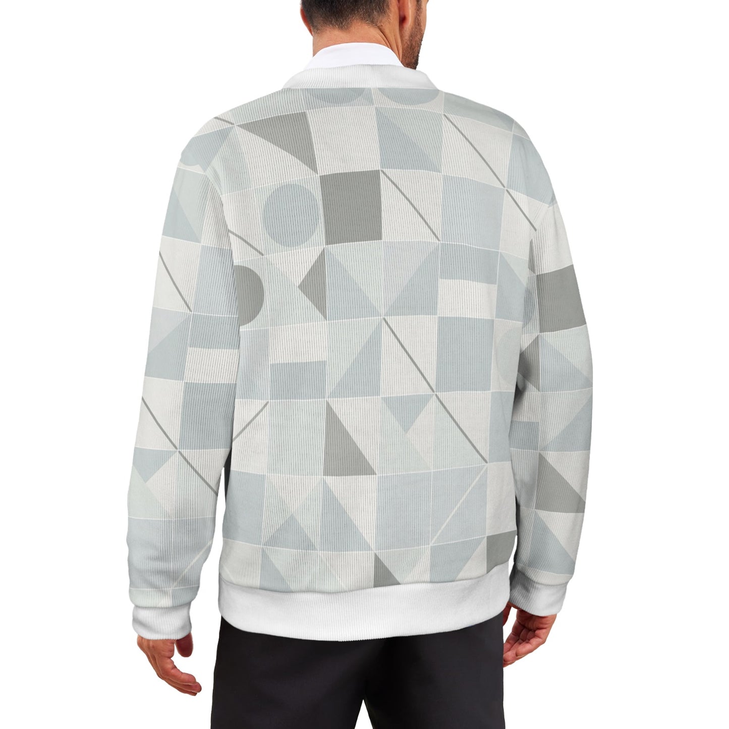 CZDE Geometric Print Cardigan