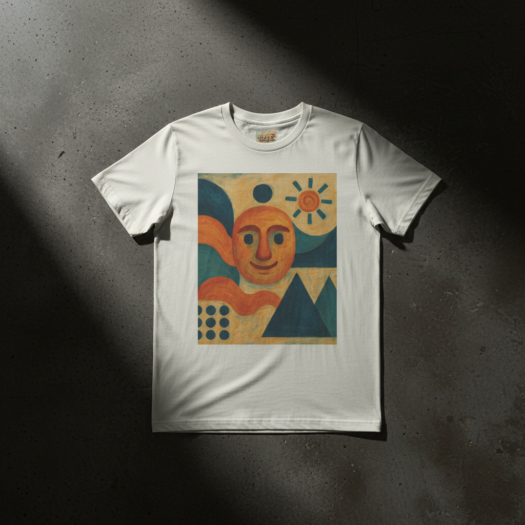 CZDE Abstract Cream Flat Lay