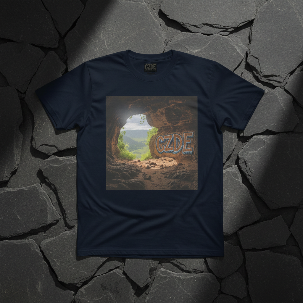 CZDE Escape Tee Flat Lay