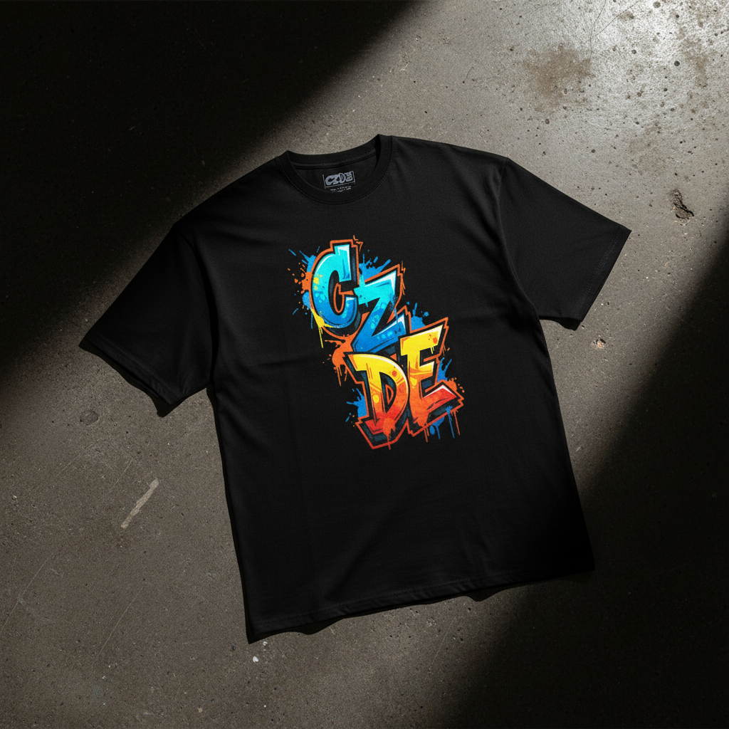 CZDE Graffiti Energy Flat Lay