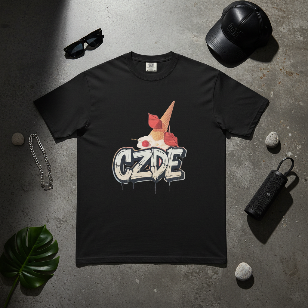 CZDE Ice Cream Flat Lay