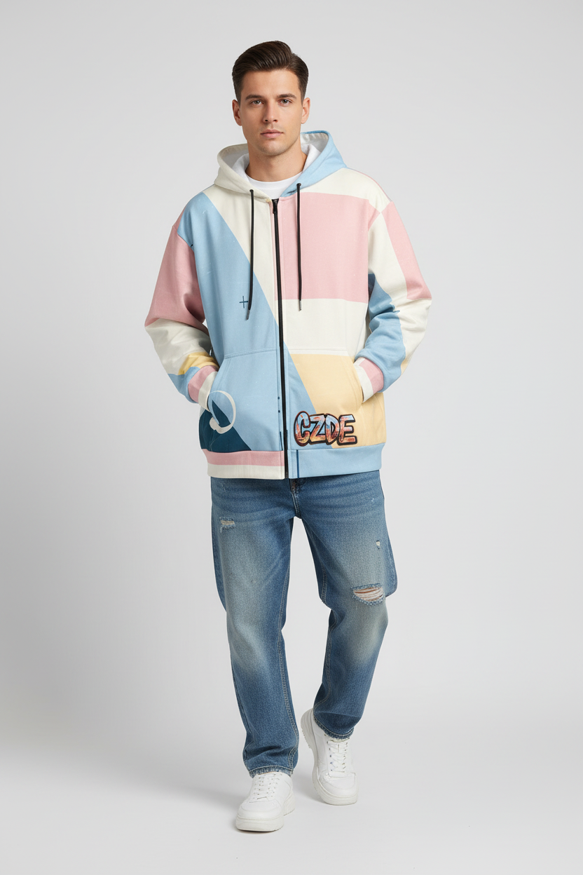 CZDE Pastel Hoodie Male