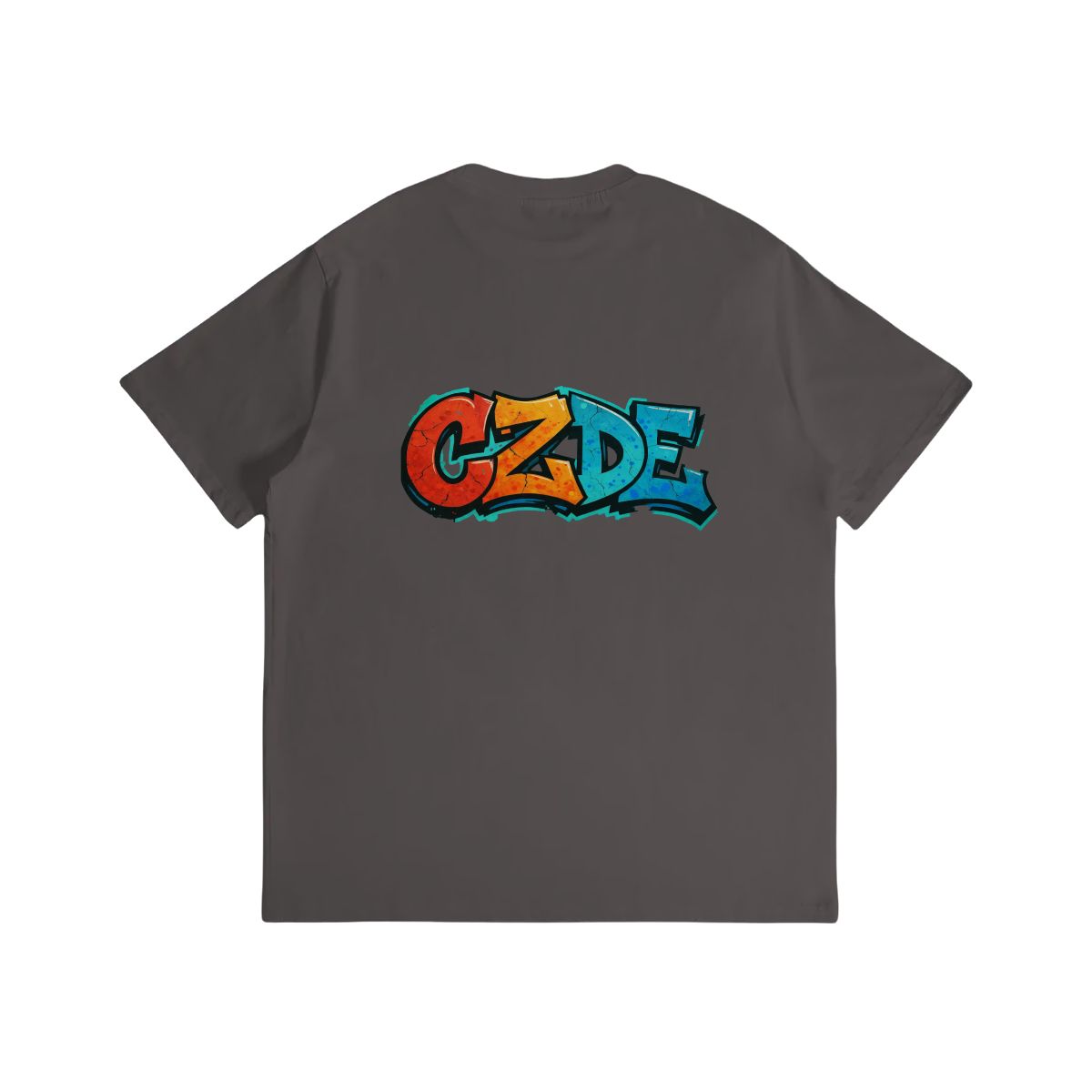 “CZDE Earth Graffiti T-Shirt | Streetwear with Global Vibes”