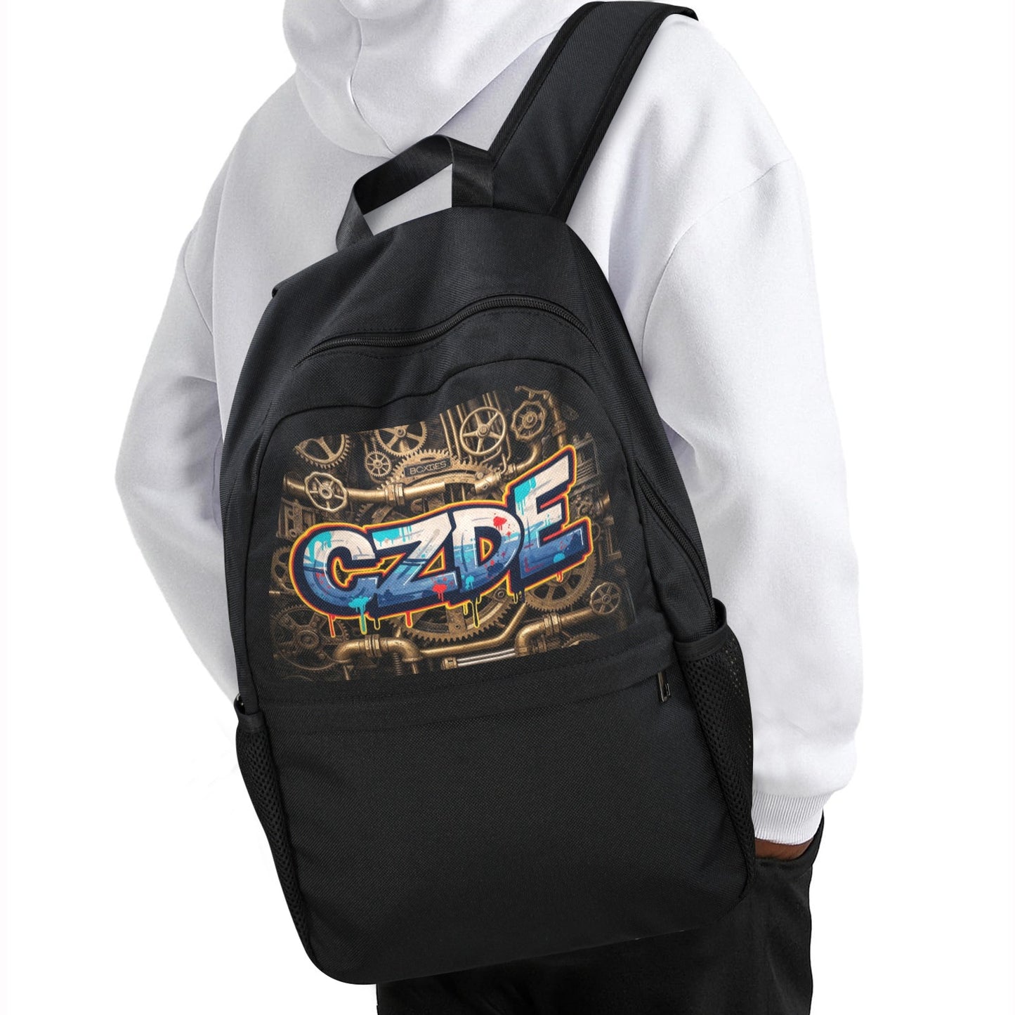 CZDE Urban Graffiti Backpack – Bold Streetwear Gear