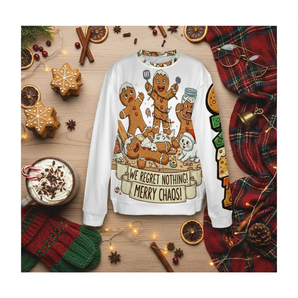 Holiday Cookies Flat Lay