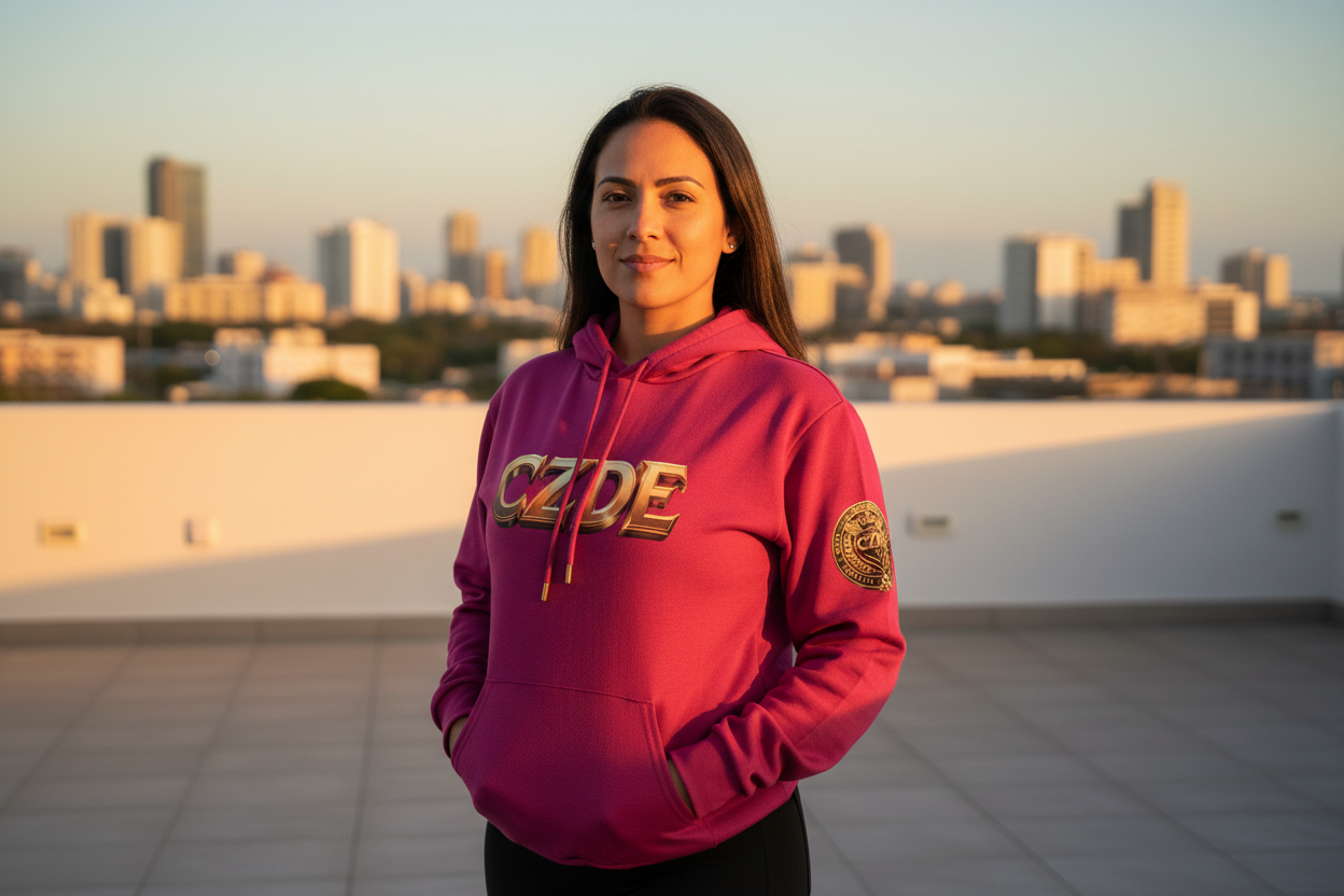 Hoodie Mujer Rooftop Frente