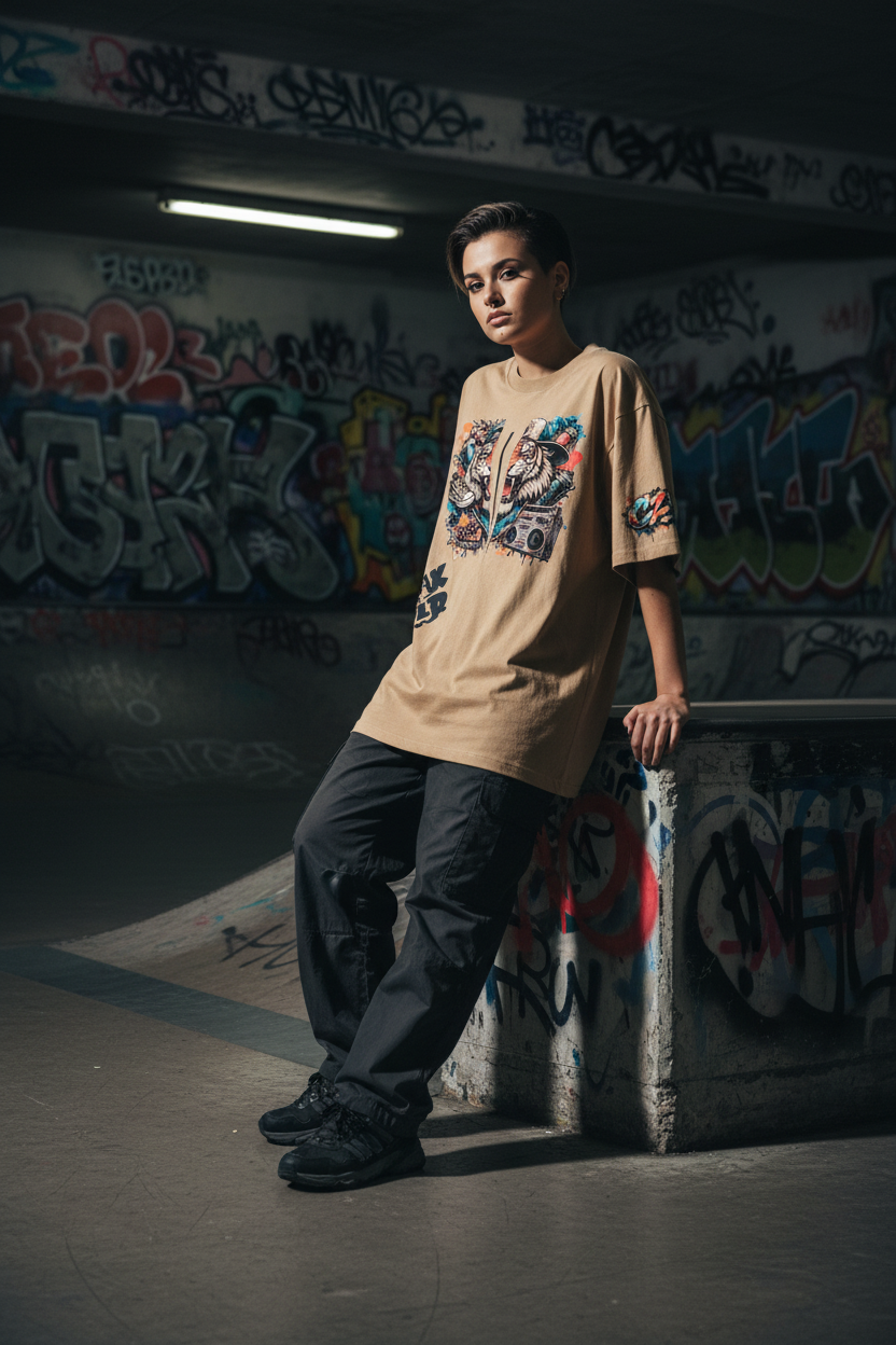 Female Mockup - Skate Park