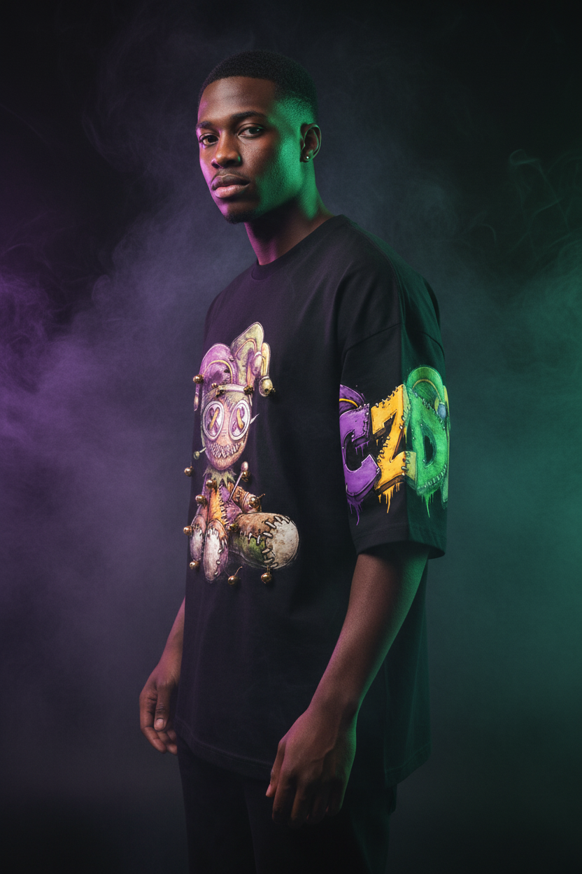 SIL3NC3 Is My W3APON – CZDE Voodoo Jester Tee