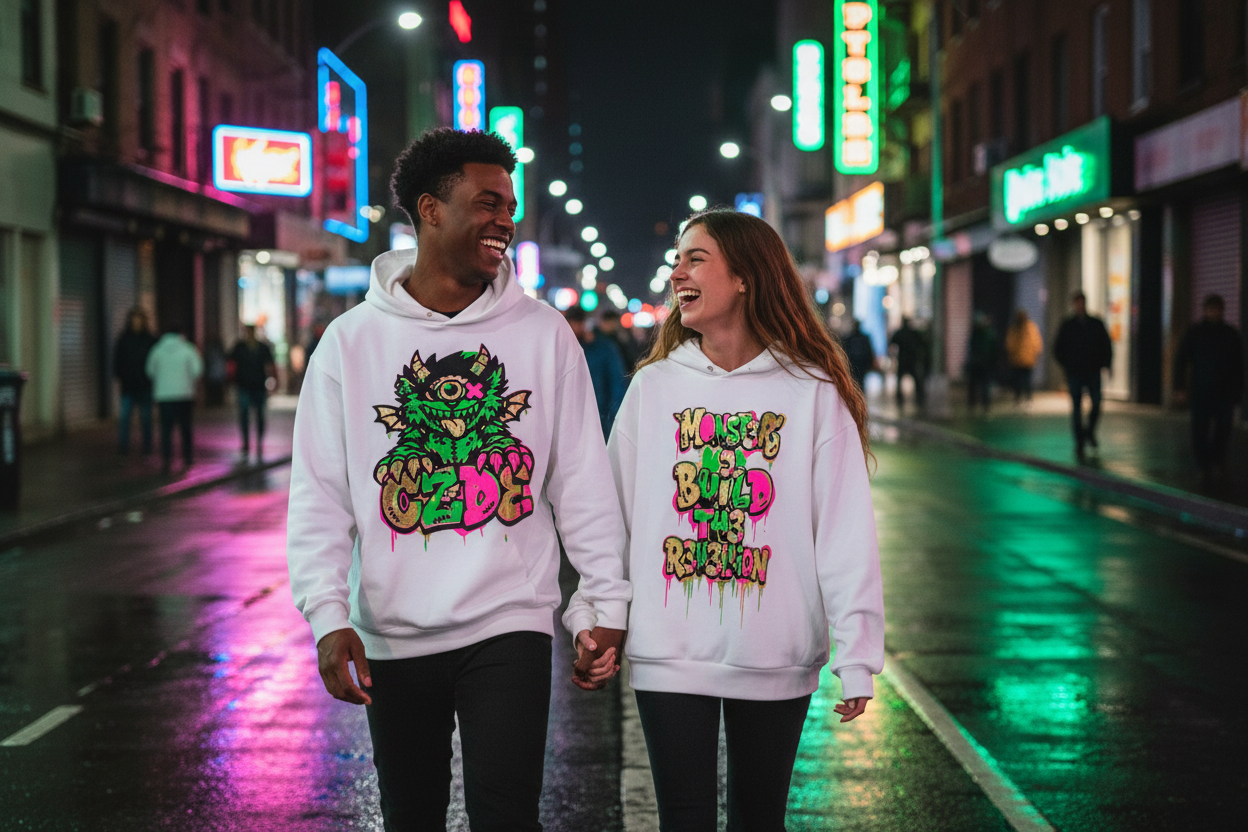 Monst3rs Build TH3 R3v3lion – CZDE Monster Hoodie