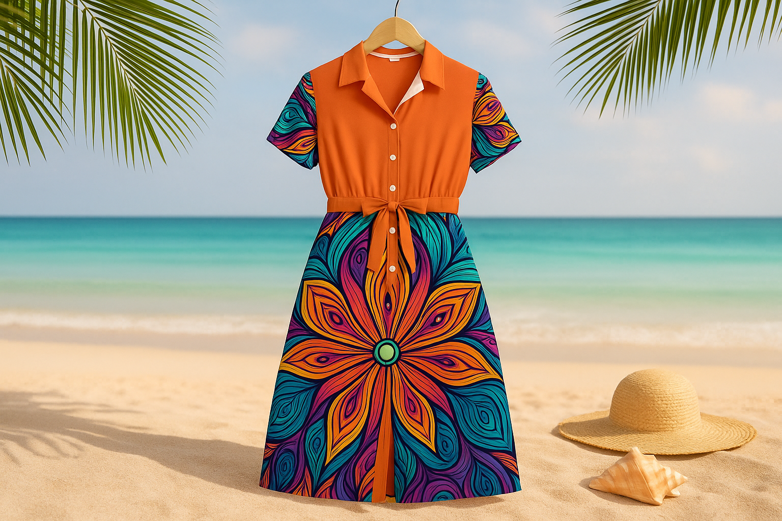 Mockup de verano