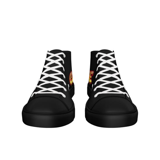 Men’s high top canvas shoes