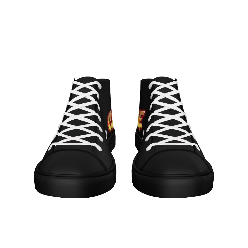 Men’s high top canvas shoes