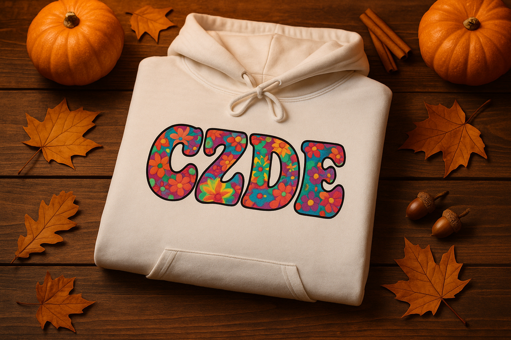 Psychedelic CZDE Autumn Flat Lay