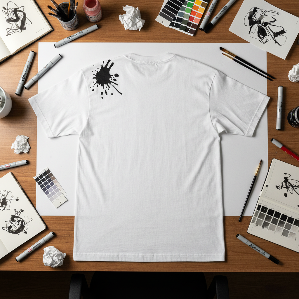 Rhinestone Crown Tee - Back