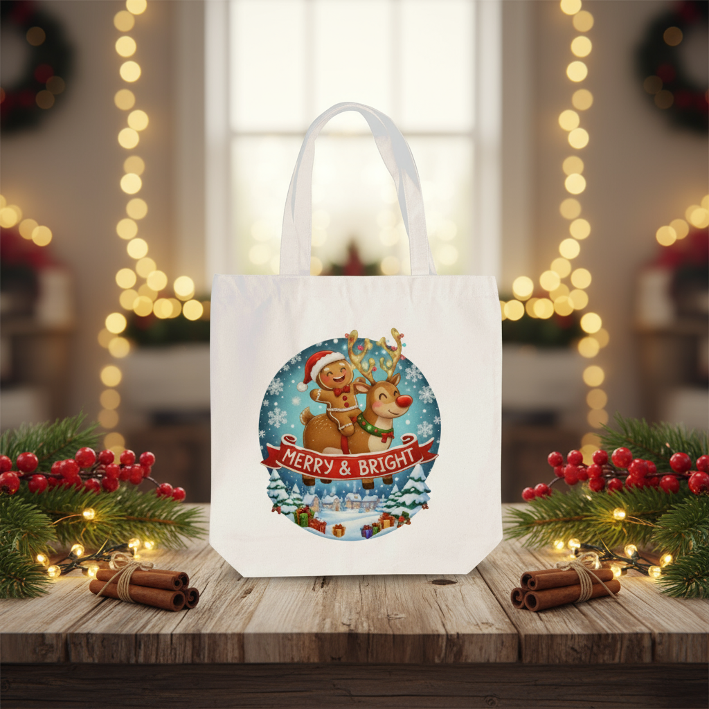 Rustic Holiday Table Mockup