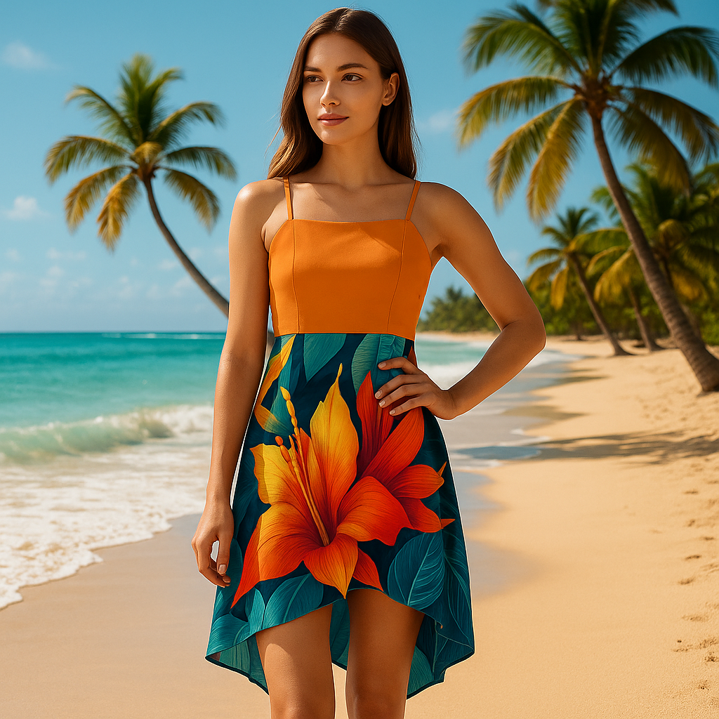 Summer Tropical Dress